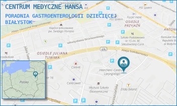 PORADNIA GASTROENTEROLOGII DZIECIĘCEJ - CENTRUM MEDYCZNE HANSA - CHOROSZCZAŃSKA 24, BIAŁYSTOK