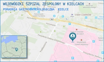 PORADNIA GASTROENTEROLOGICZNA - WOJEWÓDZKI SZPITAL ZESPOLONY W KIELCACH - GRUNWALDZKA 45, KIELCE
